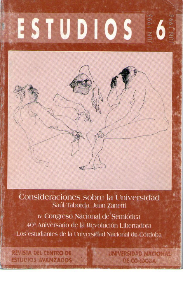 					View No. 6 (1996): Consideraciones sobre la Universidad
				
