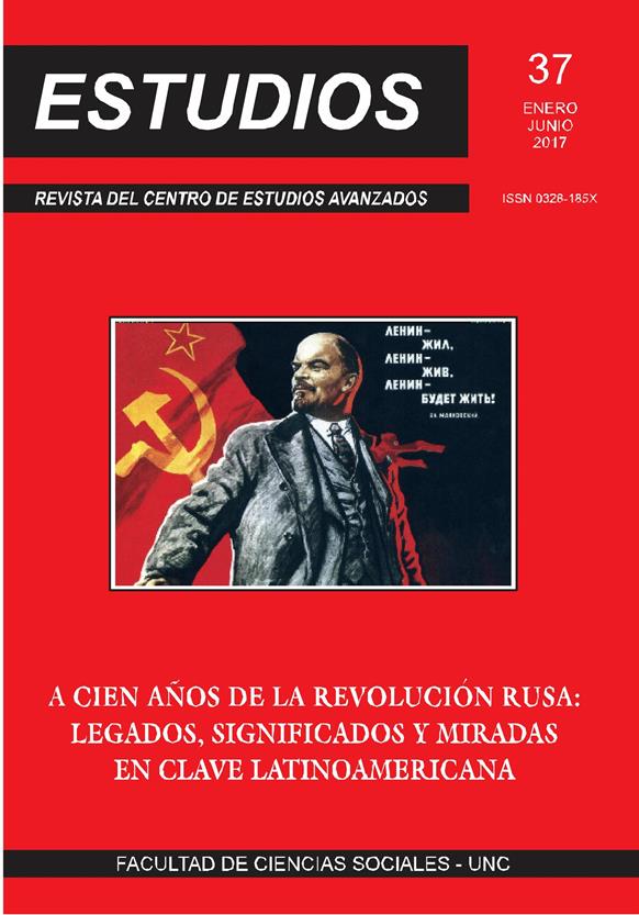 					Ver Núm. 37 (2017): A cien años de la Revolución Rusa: legados, significados y miradas en clave latinoamericana
				