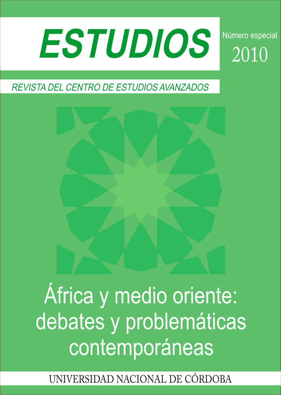 					Ver 2010: Número especial | África y medio oriente: debates y problemáticas  contemporáneas
				