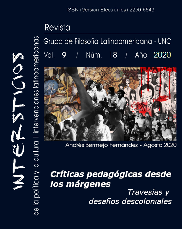 					Ver Vol. 9 Núm. 18 (2020): Críticas pedagógicas desde los márgenes. Travesias y desafíos descoloniales
				