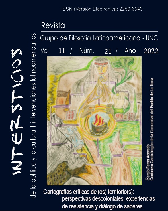 					Ver Vol. 11 Núm. 21 (2022): Cartografías críticas del(os) territorio(s): perspectivas descoloniales, experiencias de resistencia y diálogo de saberes
				