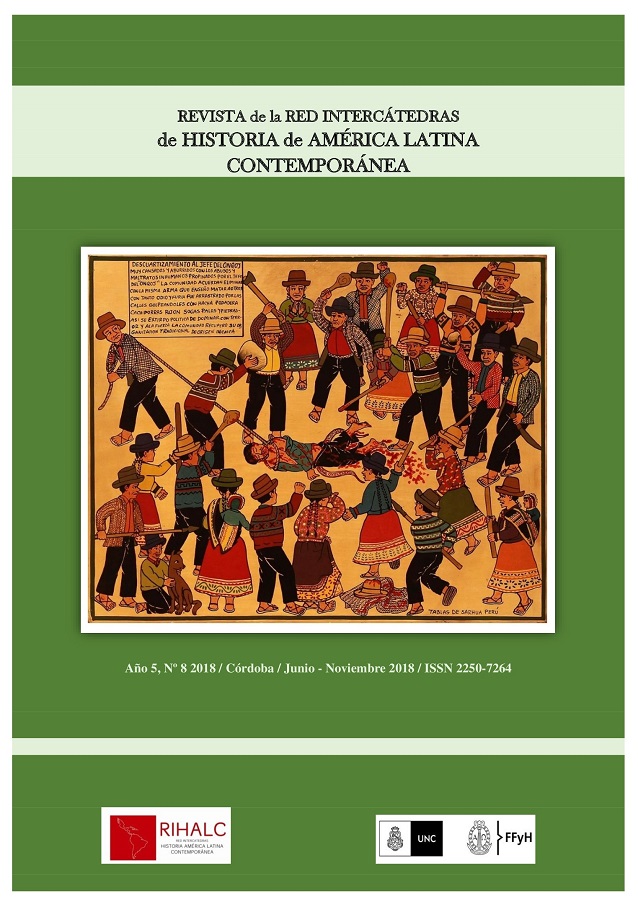 					Ver Núm. 8 (2018): Revista de la Red Intercátedras de Historia de América Latina Contemporánea. Junio 2018-Noviembre 2018
				
