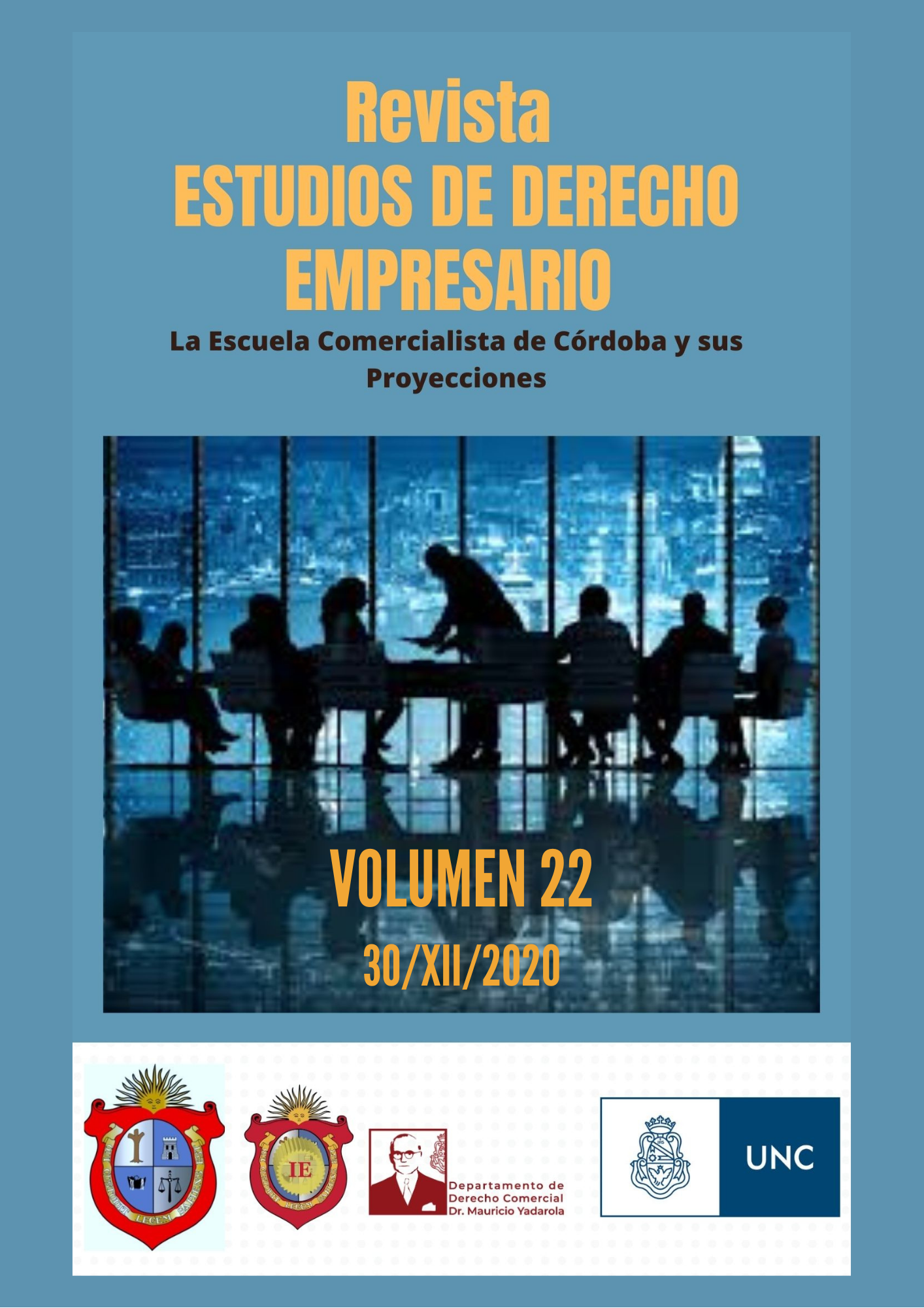 					Ver Vol. 22 (2020): Estudios de Derecho Empresario
				