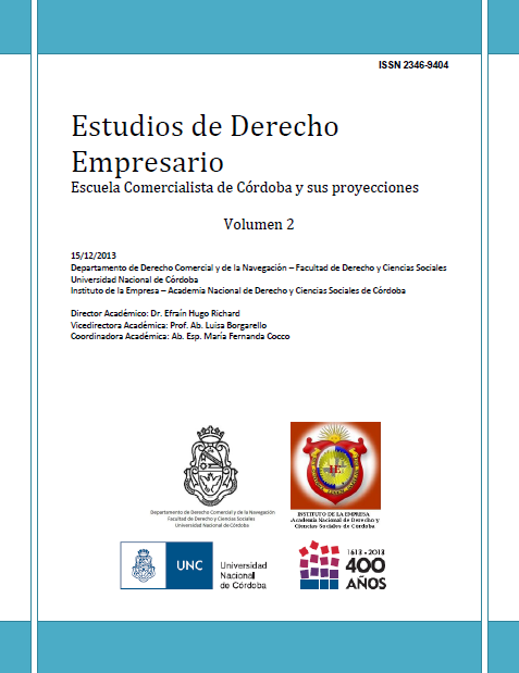 					Ver Vol. 2 (2013): Estudios de Derecho Empresario
				