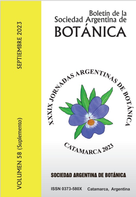 39ª Jornadas Argentinas de Botánica 2023
