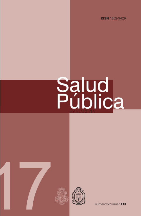 					View Vol. 21 No. 2 (2017): Revista de Salud Pública
				