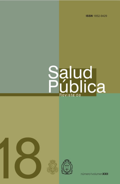 					Ver Vol. 22 Núm. 1 (2018): Revista de Salud Pública
				