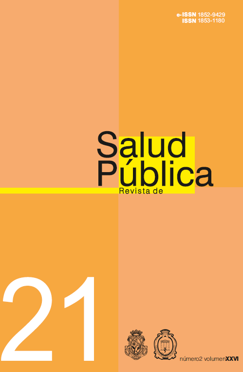 					Ver Vol. 26 Núm. 2 (2021): Revista de Salud Pública
				