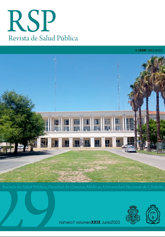 					Ver Vol. 29 Núm. 1 (2023): Revista de Salud Pública
				