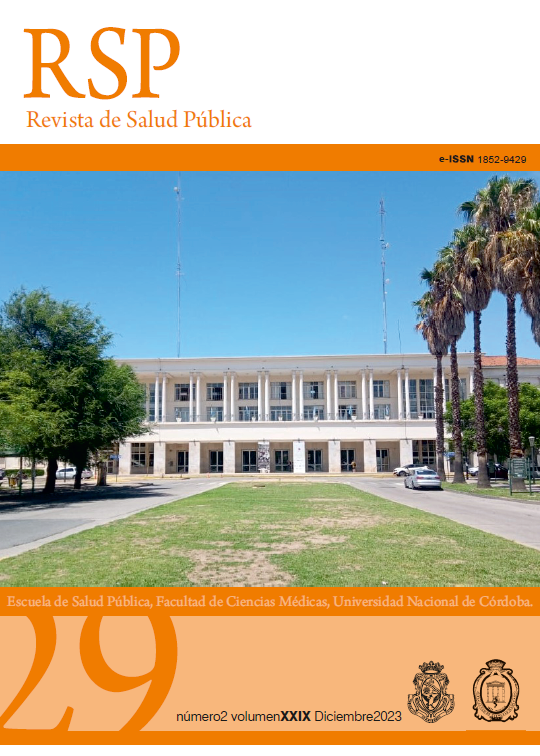					Ver Vol. 29 Núm. 2 (2023): Revista de Salud Pública
				