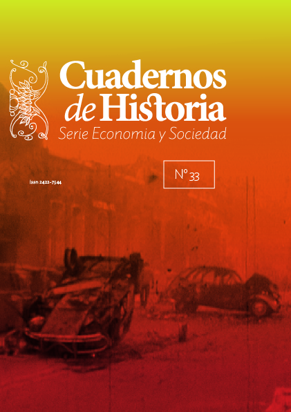 					Ver Núm. 33 (2024): Cuadernos de Historia. Serie economía y sociedad
				