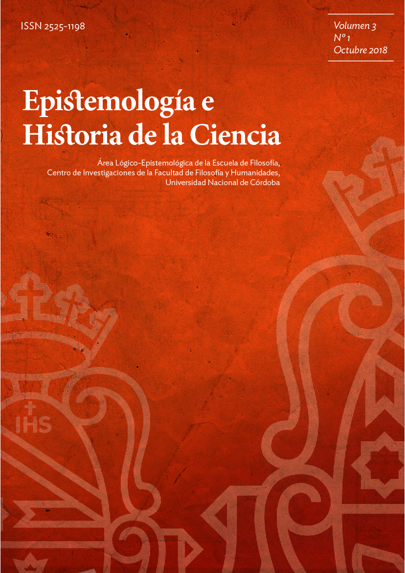					Ver Vol. 3 Núm. 1 (2018): Epistemología e Historia de la Ciencia
				