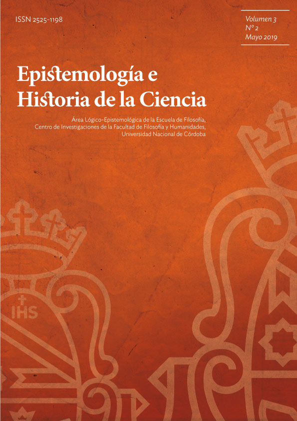 					Ver Vol. 3 Núm. 2 (2019): Epistemología e Historia de la Ciencia
				