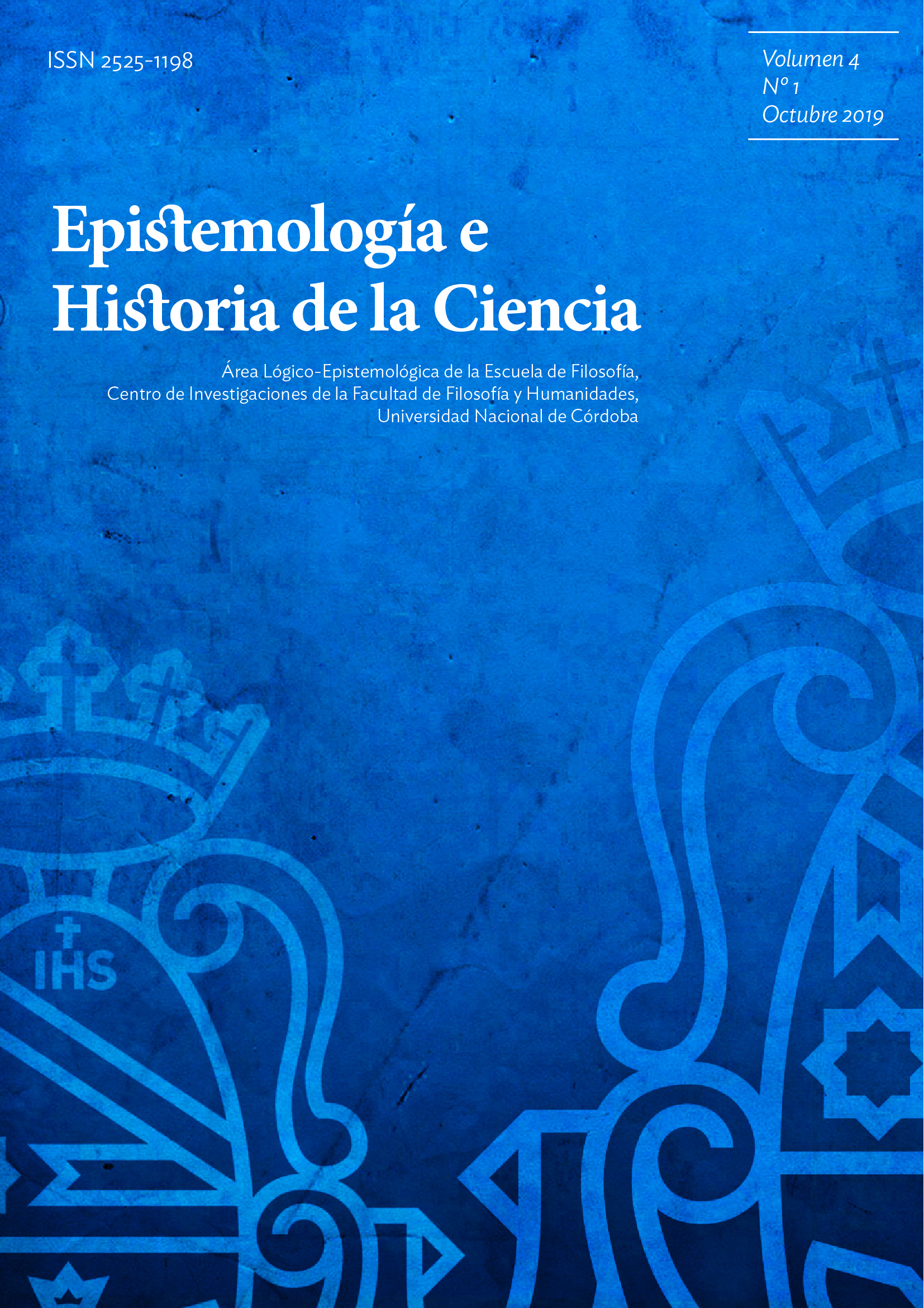					Ver Vol. 4 Núm. 1 (2019): Epistemología e Historia de la Ciencia
				