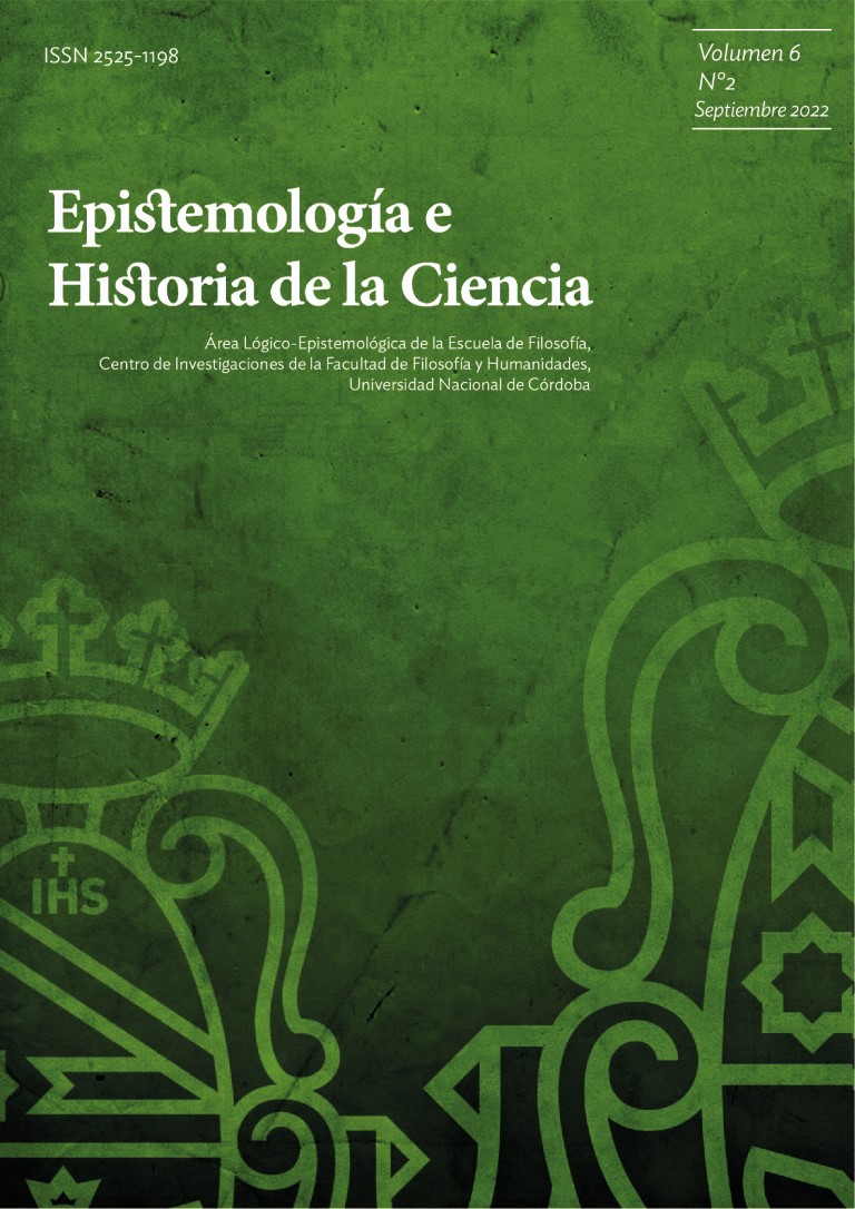 					Ver Vol. 6 Núm. 2 (2022): Epistemología e Historia de la Ciencia
				