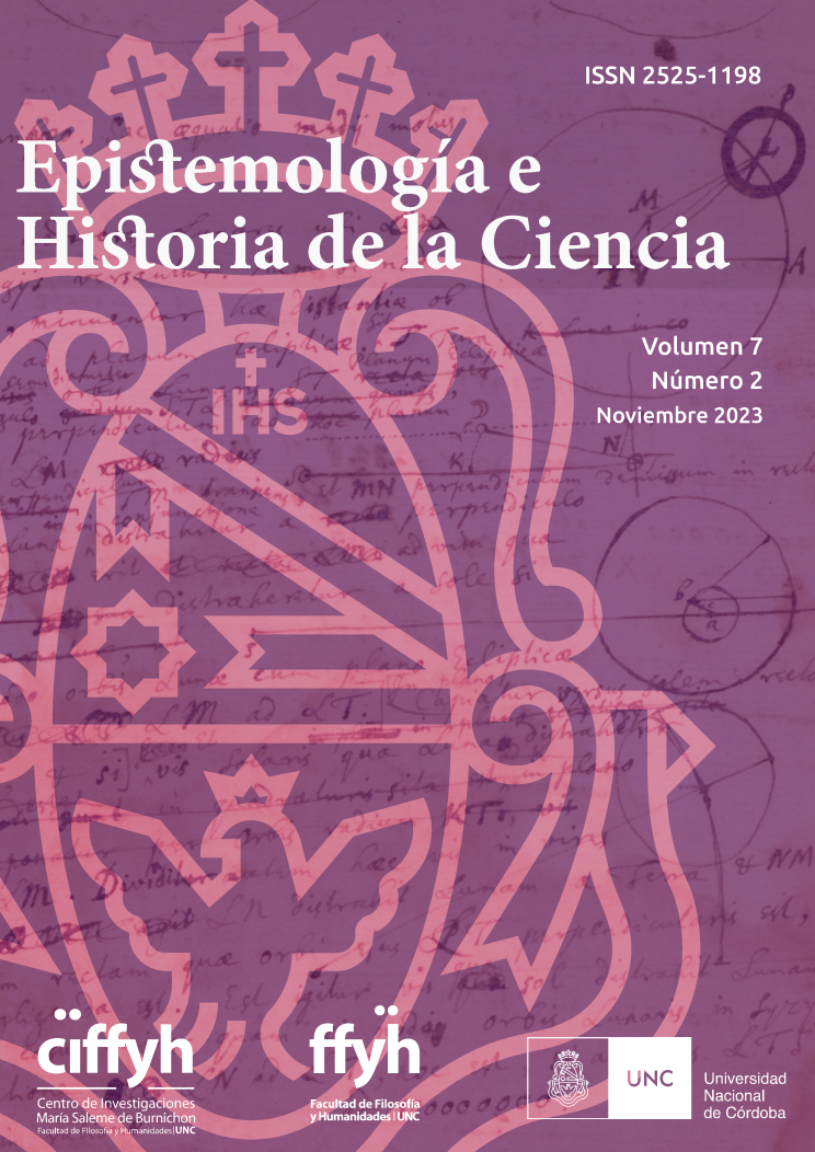 					Ver Vol. 7 Núm. 2 (2023): Epistemología e Historia de la Ciencia
				