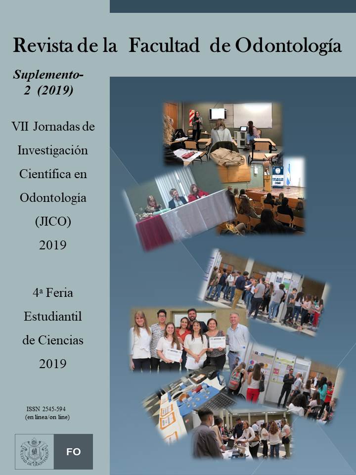 					Ver Vol. 2 Núm. 2 (2019): Suplemento VII Jornadas de Investigación Científica en Odontología (JICO)y Feria de Ciencias 2019
				