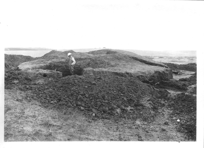 Vista de excavación